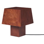 Ferm Living Burl table lamp, dark stained burl, product image