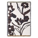 Ferm Living Cilla seinävaate/viltti, 120 x 170 cm, off-white - dark grape, tuotekuva
