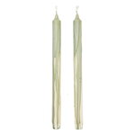 Ferm Living Dryp velas, set de 2, verde té, imagen del producto