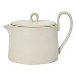 Ferm Living Flow teapot, off-white speckled, view 1