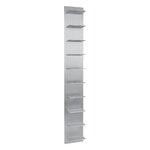 Ferm Living Lager wall shelf, tall, aluminium, product image