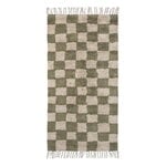 Ferm Living Mara Waschbarer Teppich, 150 x 80 cm, Ulmengrün - Warmer Sand, produktbild