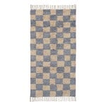 Ferm Living Tapis lavable Mara, 150 x 80 cm, bleu brume - sable chaud, image produit