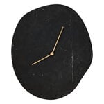 Ferm Living Melt wall clock, black marble, product image