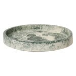 Ferm Living Mist tray, 20 cm, emerald - off-white, product image