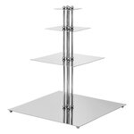 Ferm Living Orbelle Etagere à niveaux, acier inoxydable poli miroir, image produit