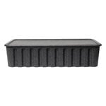 Ferm Living Paper pulp box, extra large, charcoal, product image