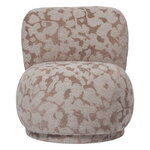 Ferm Living Rico Piccolo nojatuoli, pyörivä, Cilla Taupe, tuotekuva
