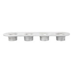 Ferm Living Soothe 4 portavelas, aluminio, imagen del producto