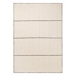 Ferm Living Vari quilted bedspread, single, 180 x 260 cm,  natural - dark chocolate, product image