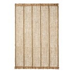 Ferm Living Athens Stripes matto, 140 x 200 cm, natural - off white, tuotekuva