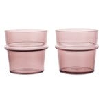 Ferm Living Boya Low juomalasit, 30 cl, 2 kpl, mauve, tuotekuva