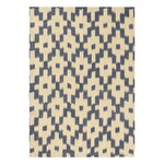 Ferm Living Canovaccio Ikat, blu inchiostro - bianco naturale, immagine prodotto