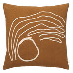 Ferm Living Jot tyyny, 50 x 50 cm, aged gold, tuotekuva