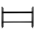 Ferm Living Lager Low Rack hylly/kenkäteline, musta, tuotekuva