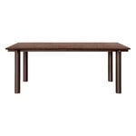 Ferm Living Atura Esstisch, 90 x 200 cm, Dunkelschokolade - dunkles Eichenfurnier, produktbild