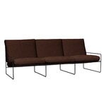 Ferm Living Desert 3-seater sofa, black - Pure Bouclé chestnut, product image