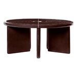 Ferm Living Deya coffee table, 80 cm, chestnut brown, product image