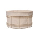 Ferm Living Fio basket, low, cashmere - natural, product image