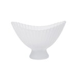 Ferm Living Fountain glass bowl, large, frosted, view 1