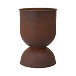 Ferm Living Hourglass pot, M, rust, product image