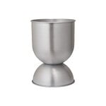 Ferm Living Maceta Hourglass, S, aluminio, imagen del producto