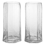 Ferm Living Kiru Tall glasses, 30 cl, set of 2, clear, product image