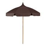 Ferm Living Lull umbrella, beech – dark chocolate, product image