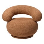 Ferm Living Orbo Lounge-Sessel, tan Raw Bouclé, produktbild