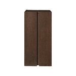 Ferm Living Parcel Pedestal side table, h. 60 cm, dark stained oak, product image