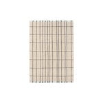 Ferm Living Sen Teppich, 140 x 200 cm, Pergament - Indigo, produktbild