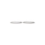 Ferm Living Sonae Dessertteller, 22 cm, Set aus 2, grau - weiß, produktbild