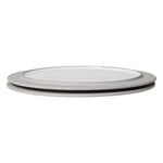 Ferm Living Sonae Teller, 28 cm, Set aus 2, grau - weiß, produktbild