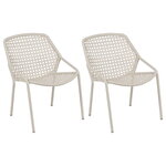 Fermob Croisette low armchair, 2 pcs, clay grey, product image