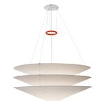 Ingo Maurer Lampada a sospensione Floatation, bianco - rosso, immagine prodotto