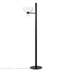 Flos Nocturne 1 floor lamp, bowl, black, product image