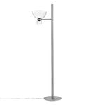 Flos Nocturne 1 lattiavalaisin, bowl, hopea, tuotekuva