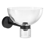 Flos Nocturne seinävalaisin, bowl, musta, tuotekuva