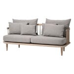 &Tradition Fly SC2 sofa, white oiled oak - Hot Madison 094