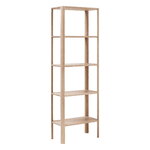 Form & Refine Leaf shelf, 0,5 x 5, white oiled oak, product image