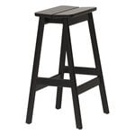 Form & Refine Angle bar stool, 65 cm, black stained beech