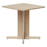 Form & Refine Quatrefoil table, 68 x 68 cm, white oiled oak