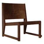 Frama Easy Chair 01 nojatuoli, tummanruskea koivu, näkymä 1