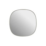 Muuto Framed mirror, 40 x 40 cm, grey - clear, product image