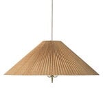 GUBI Lampada a sospensione Tynell 1972, 60 cm, ottone - bambù