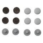 Muuto Felt glides for Visu wood-based chairs, 4 pcs, grey, product image