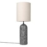 GUBI Gravity XL floor lamp, high, grey marble - canvas, view 1