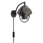 GUBI Multi-Lite wall lamp, black brass, product image
