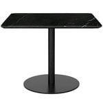 GUBI Table lounge GUBI 1.0, 80 x 80 cm, noir - marbre noir