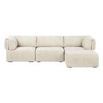 GUBI Wonder Sofa mit Chaiselongue, 280 x 185 cm, Mumble 02